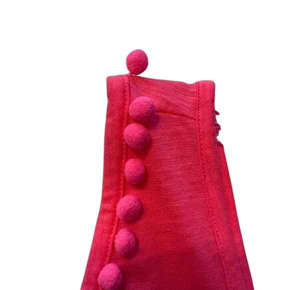 Lilly Pulitzer Gigi Top XXL Love Potion Pink Tank Top Pom Pom Prep Coastal NWT - Picture 7 of 10